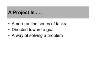 Project Management Skills | PPT