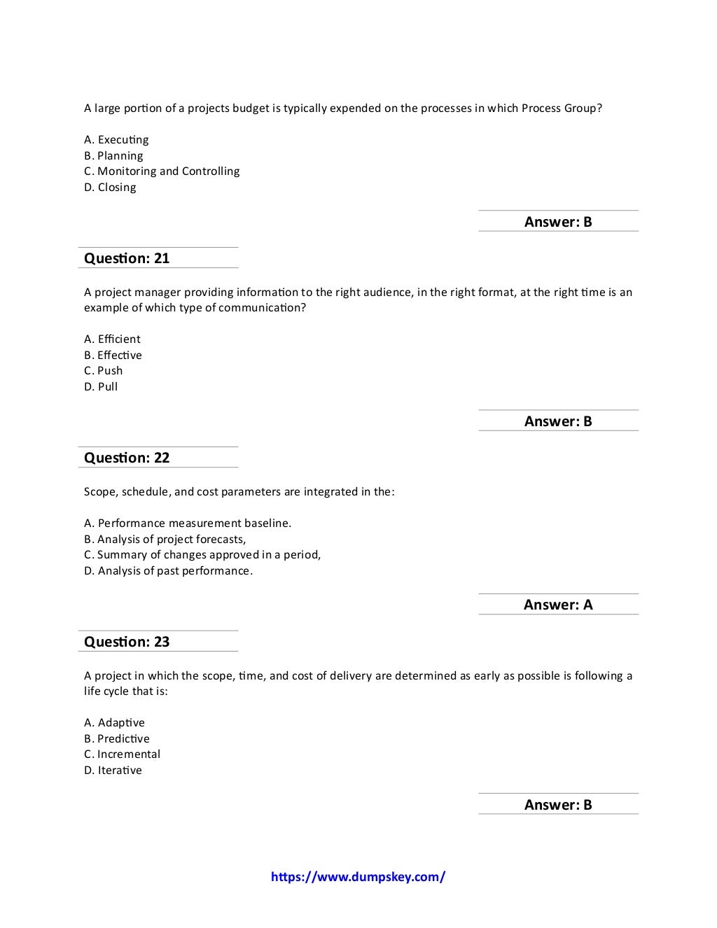 CAPM Demotesten