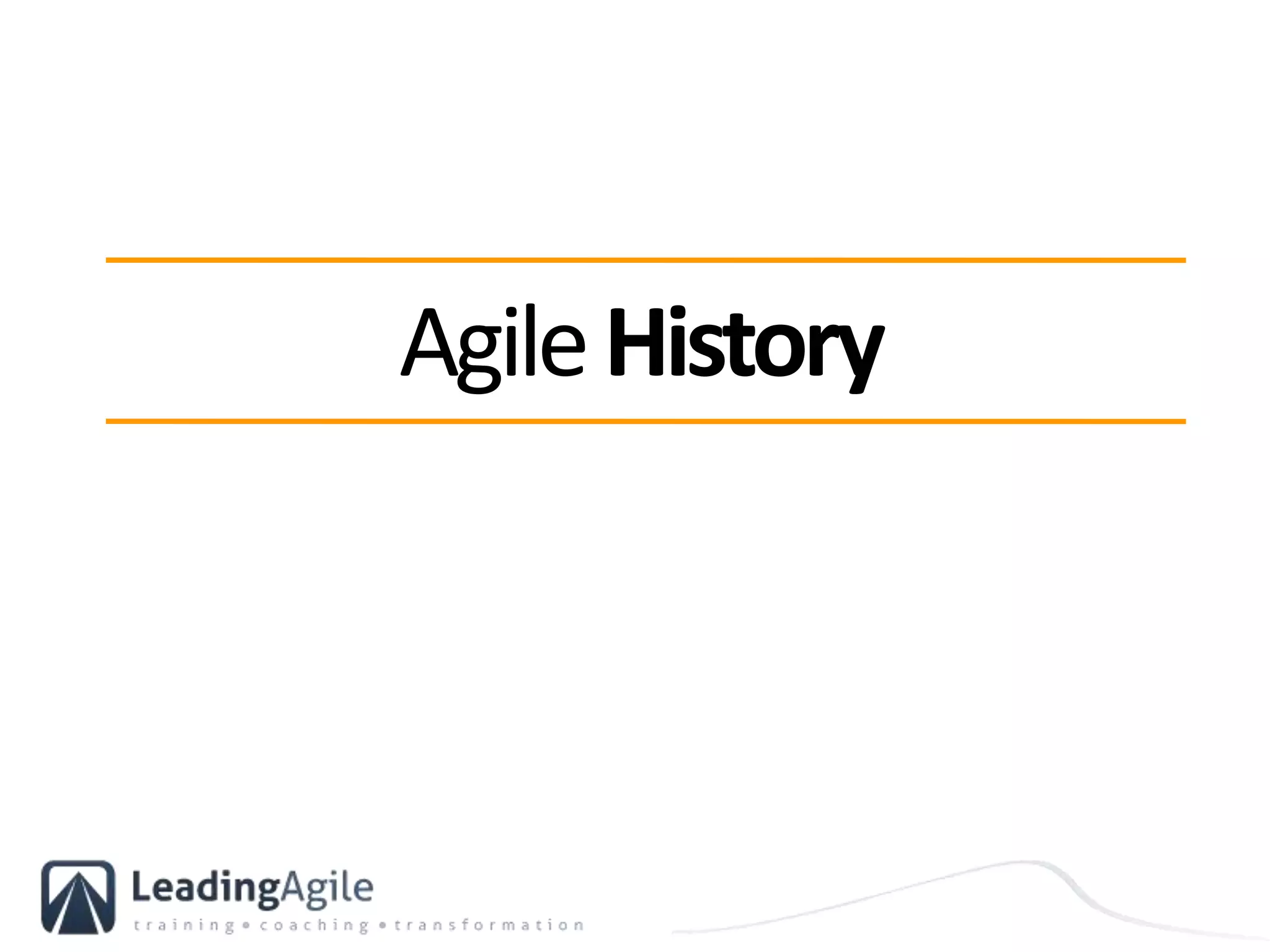 AgileHistory
 