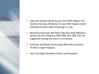 PMI-ACP Lernressourcen
