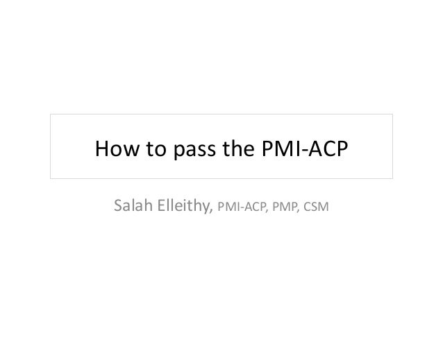 PMI-ACP Tests