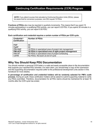 Pmi acp handbook | PDF