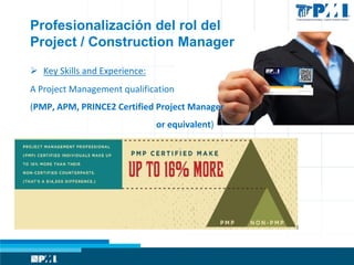 PMI: Estándares, certificaciones y buenas prácticas en la Dirección de Proyectos de Construcción