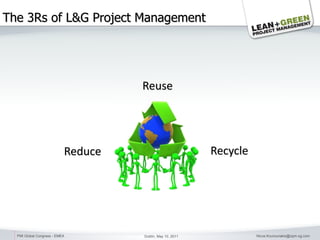 Consumption Reworking Lean & Green Project Management - PMI Conference | PDF