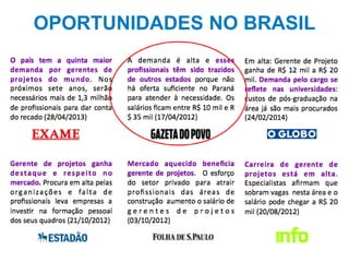 12
OPORTUNIDADES NO BRASIL
 
