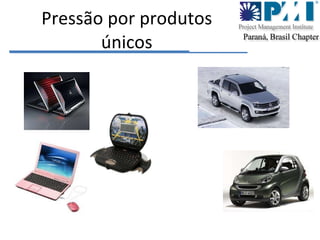 Pressão por produtos únicos 
