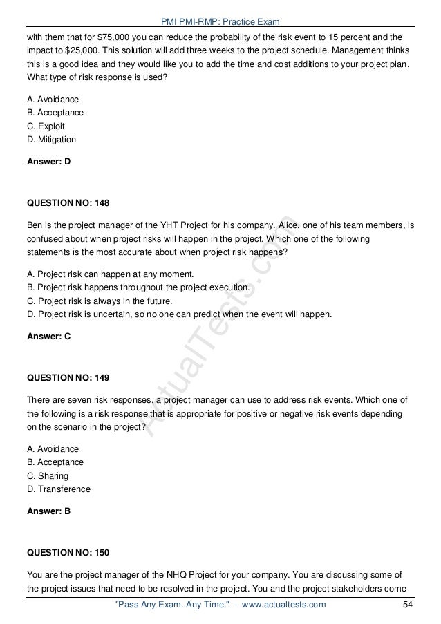 PMI-RMP Lerntipps