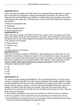 PMI-RMP PDF