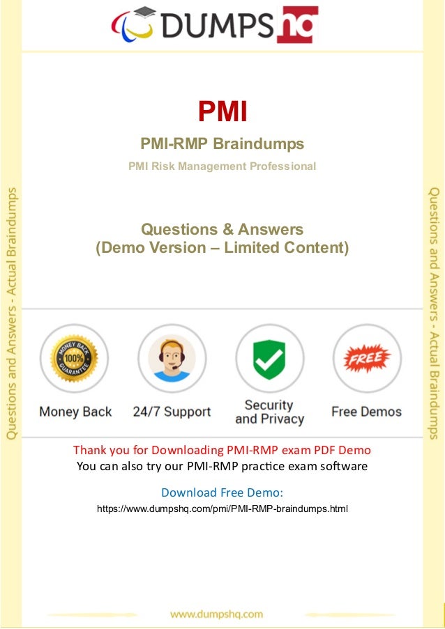 PMI-RMP Musterprüfungsfragen