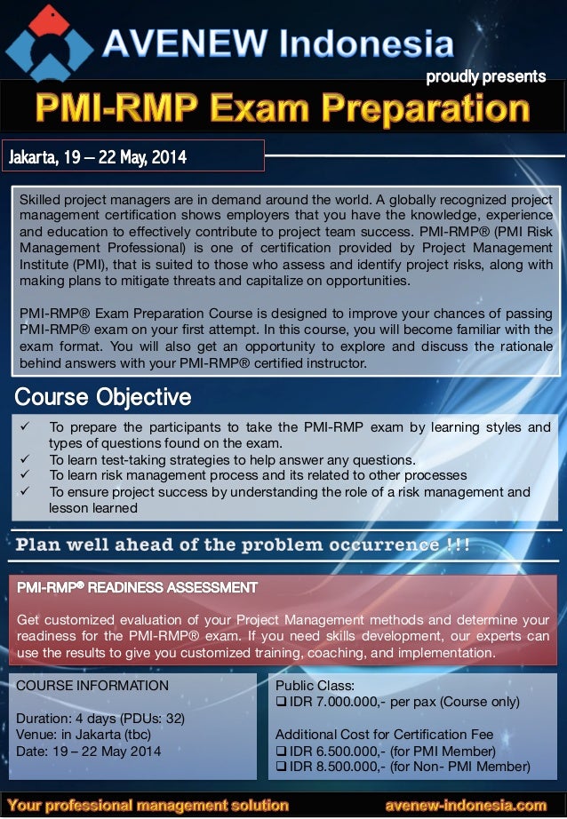 PMI-RMP Probesfragen