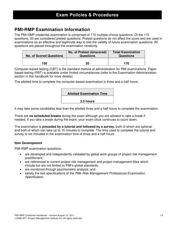 PMI-RMP Fragenpool