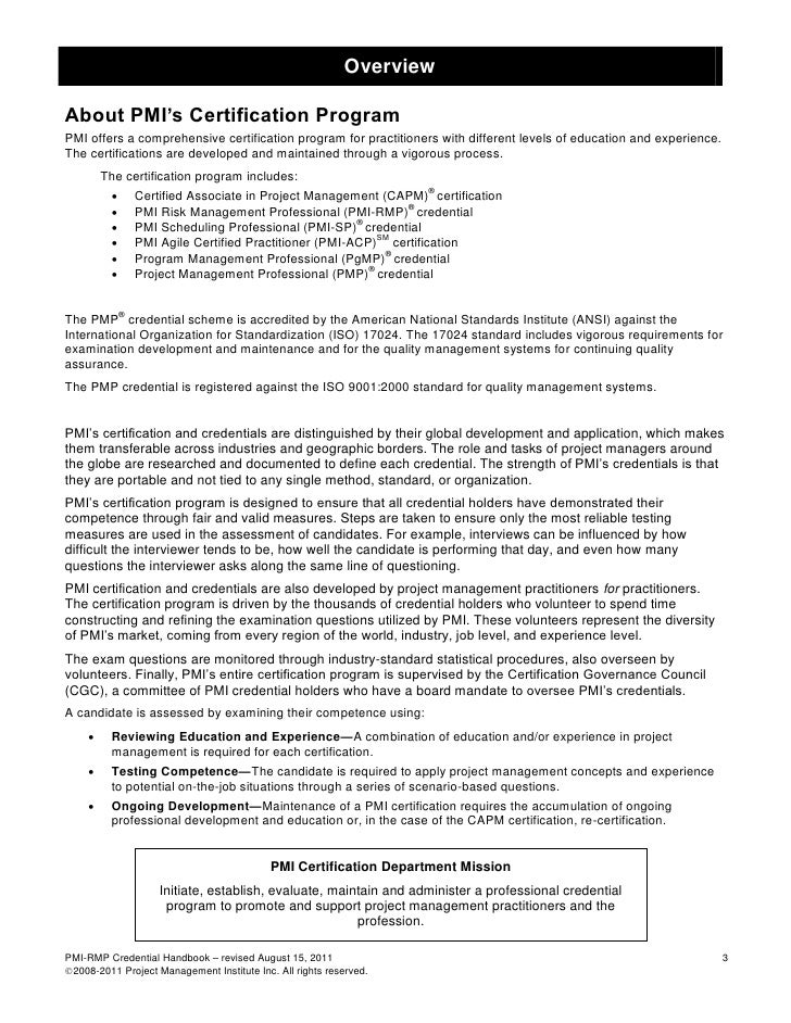 PMI-RMP Lerntipps