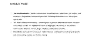 Basic Schedule Representation PMI Scheduling Professional (PMI-SP) Certification Free Sample 2025 | PPTX