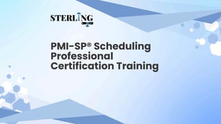 PMI-SP® Scheduling Professional Certification Training.pdf