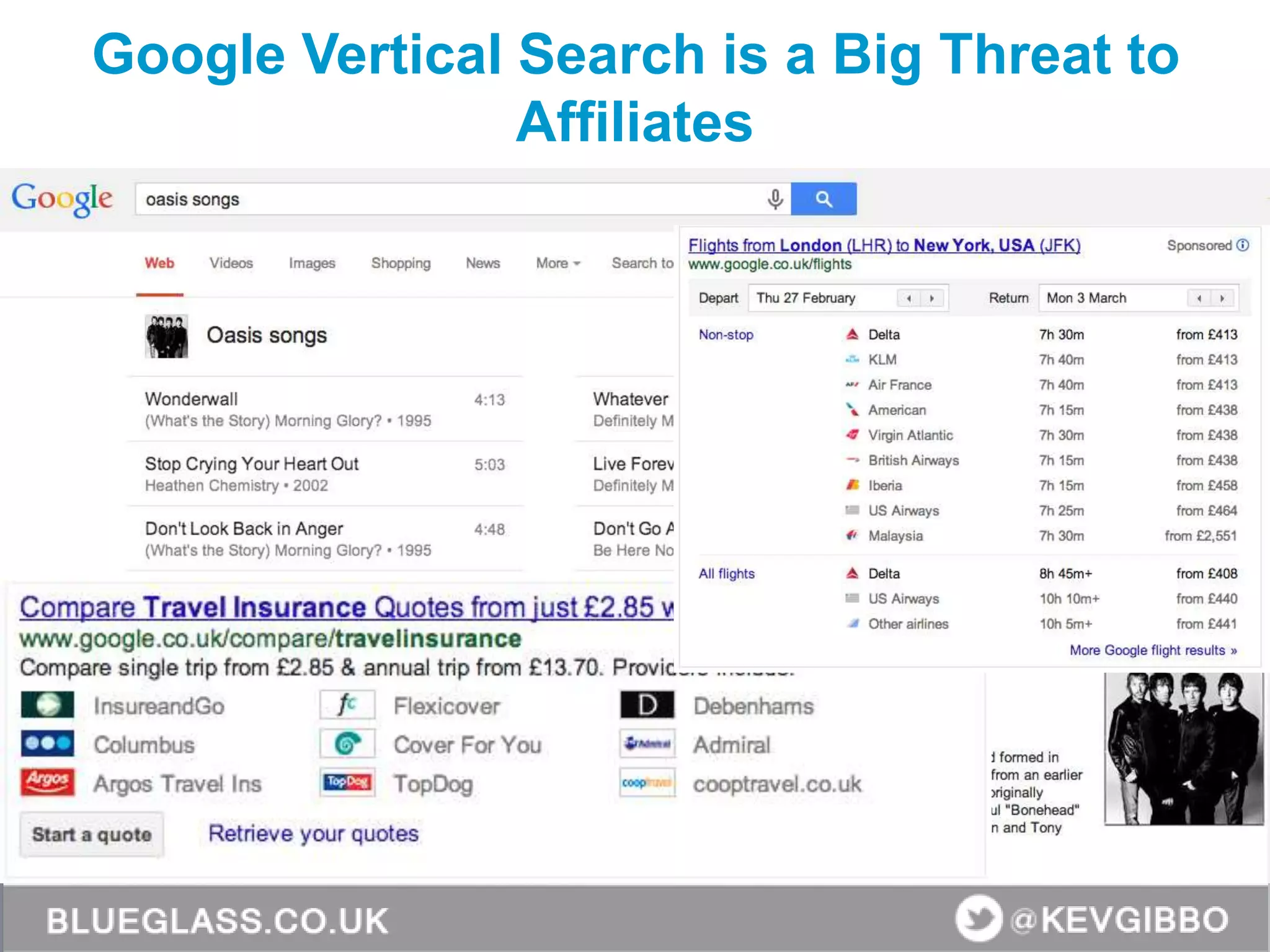 Google Vertical Search is a Big Threat to
Affiliates
 