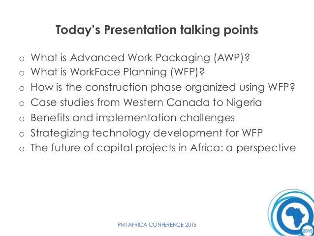 Advanced Work Packaging