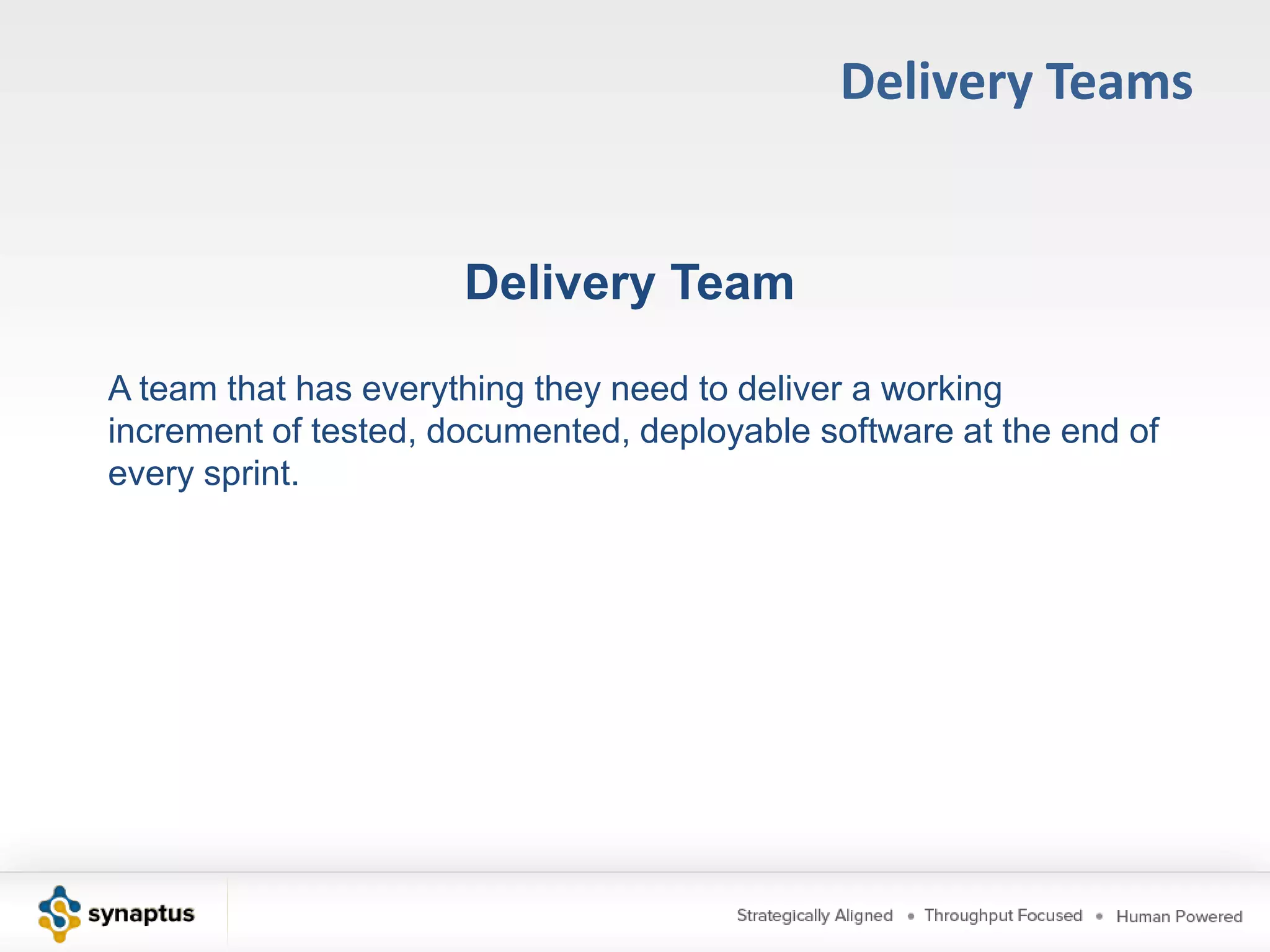 Declaration of InterdependenceIn 2005, 15 Software Development Project Managers got together to discuss how to Project Management must focus to help deliver value from agile teams.