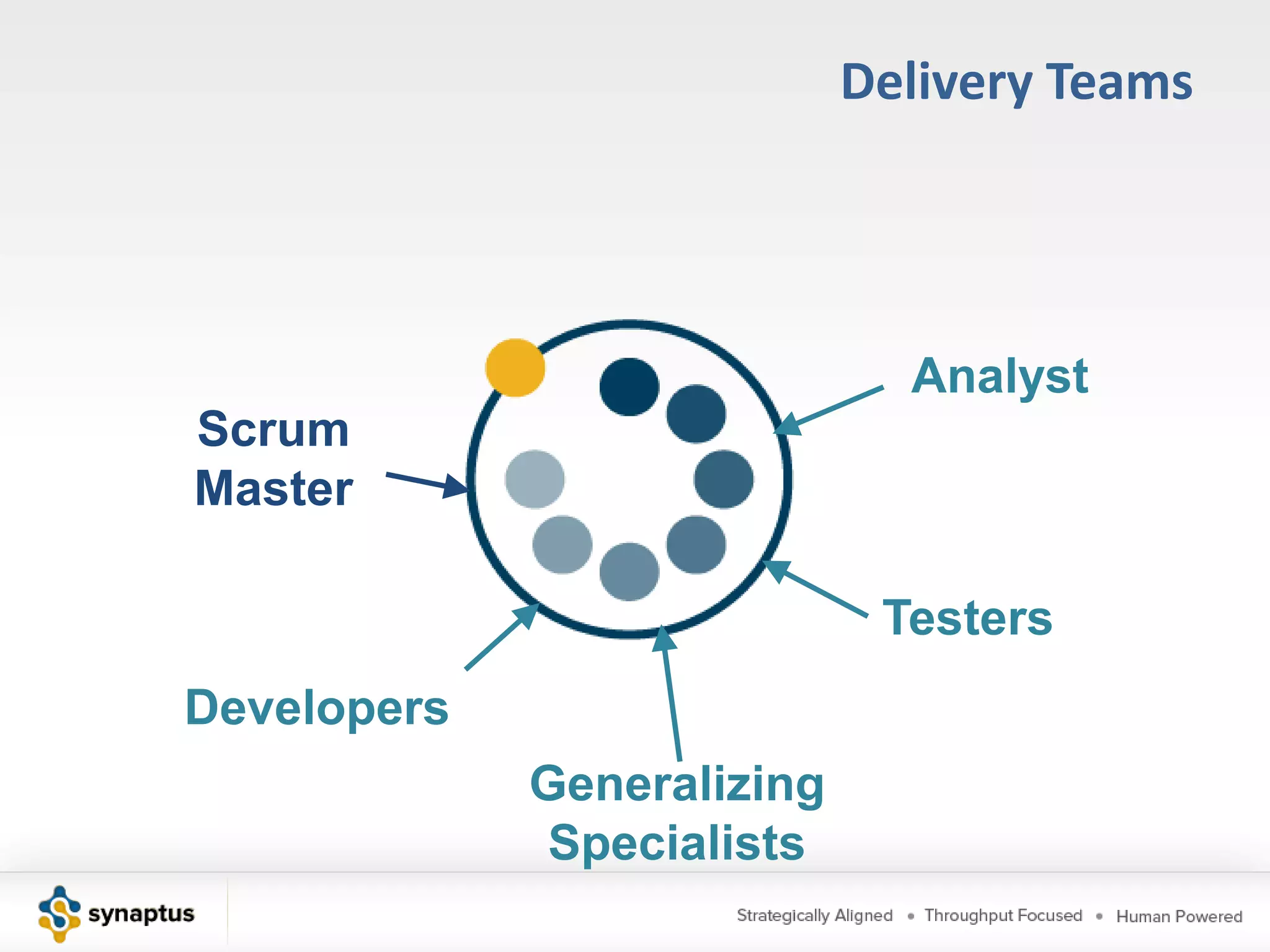 Delivery TeamsAnalystTestersDevelopers