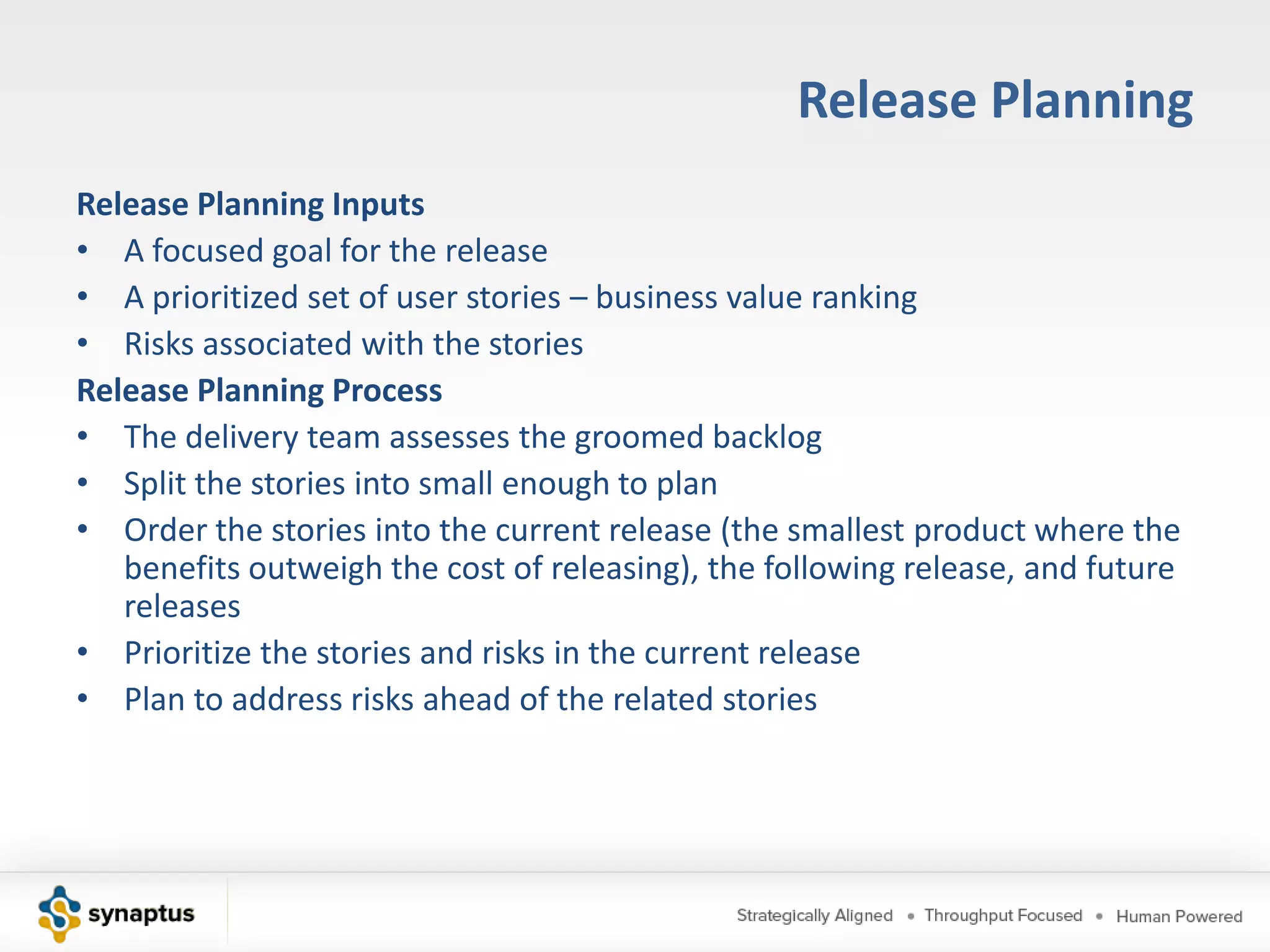 Product Owner TeamProduct ManagerGovernanceBusiness AnalystProject ManagerUAT / IVV