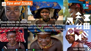 Tips and Tricks
87
https://www.pmiangola.org/ pmiangolachapter pmiangola/ +244 934284122
GESTÃO DE PROJECTOS
Namibe, Mucub...