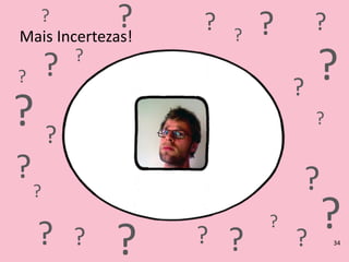 Mais	
  Incertezas! ?
?
?
?
?
?
? ?
?
?
?
?
?
?
??
?
?
???
?
?
?
?
34
 