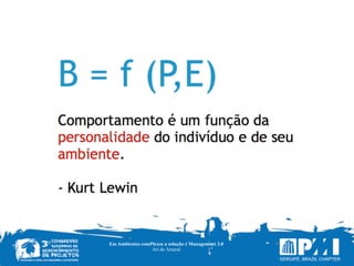 Em Ambientes comPlexos a solução é Management 3.0
Ari do Amaral
 