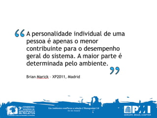 Em Ambientes comPlexos a solução é Management 3.0
Ari do Amaral
 
