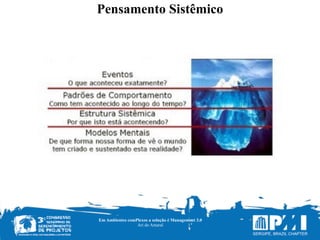 Pensamento Sistêmico
Em Ambientes comPlexos a solução é Management 3.0
Ari do Amaral
 
