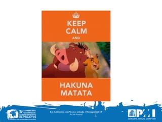 Em Ambientes comPlexos a solução é Management 3.0
Ari do Amaral
 