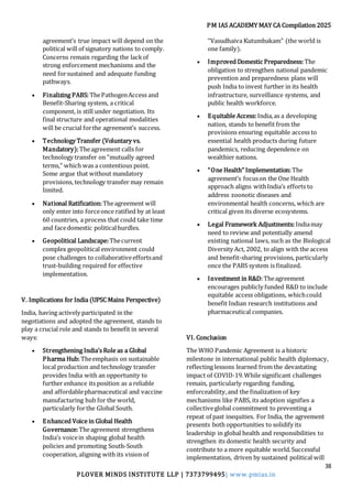 UPSC Current Affairs – May 2025 Monthly Compilation | PDF