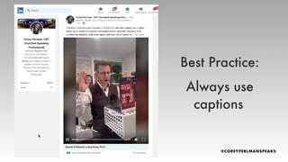 Best Practice:
Always use
captions
 