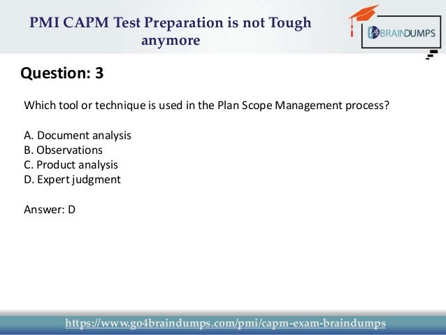 CAPM Online Test