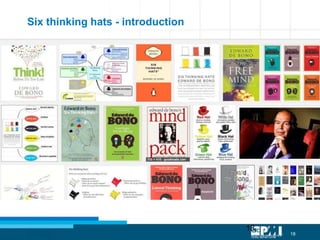 18
18
Six thinking hats - introduction
 
