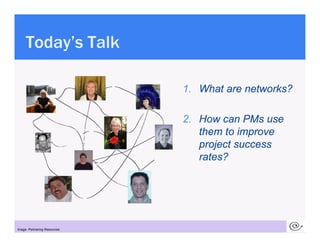 Today s
      Today’s Talk

                              1. What are networks?

                              2. How can ...