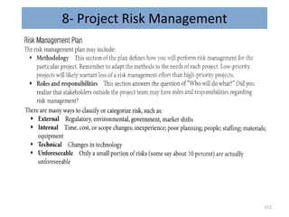 8- Project Risk Management
151
 