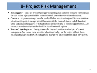 8- Project Risk Management
159
 