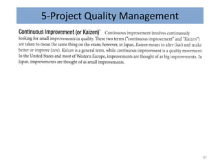 5-Project Quality Management
87
 