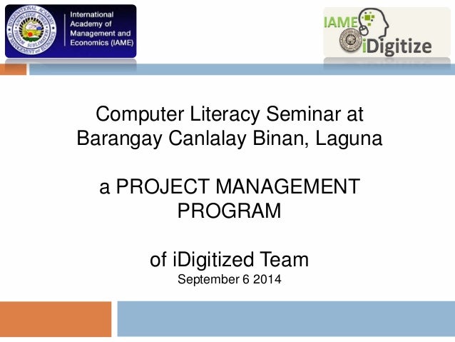 Computer literacy essay