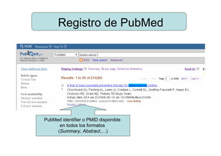 PMID que es y usos | PDF