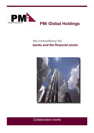 PMi Global Holdings



the consultancy for
banks and the financial sector




Collaboration works
 