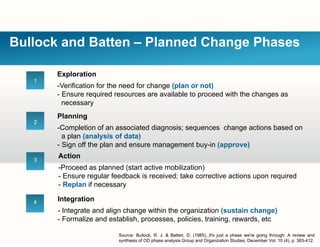 Change Management: Enforcing the Transitional Integration towards ...