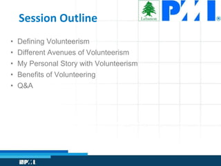 Volunteering in Project Management: A Journey of Service and Self ...