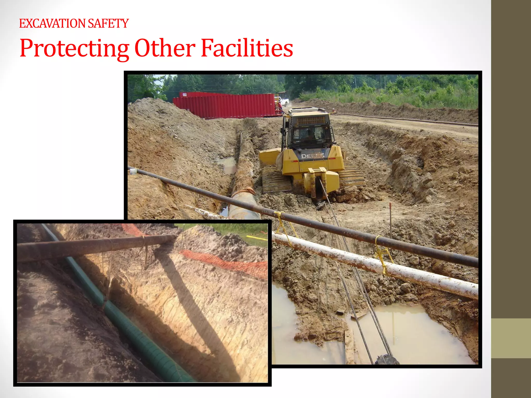EXCAVATIONSAFETY
Protecting Other Facilities
 