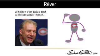Le hockey, c’est dans la tête!
Le rêve de Michel Therrien…
Rêver
 