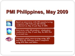 PMI Philippines, May 2009 