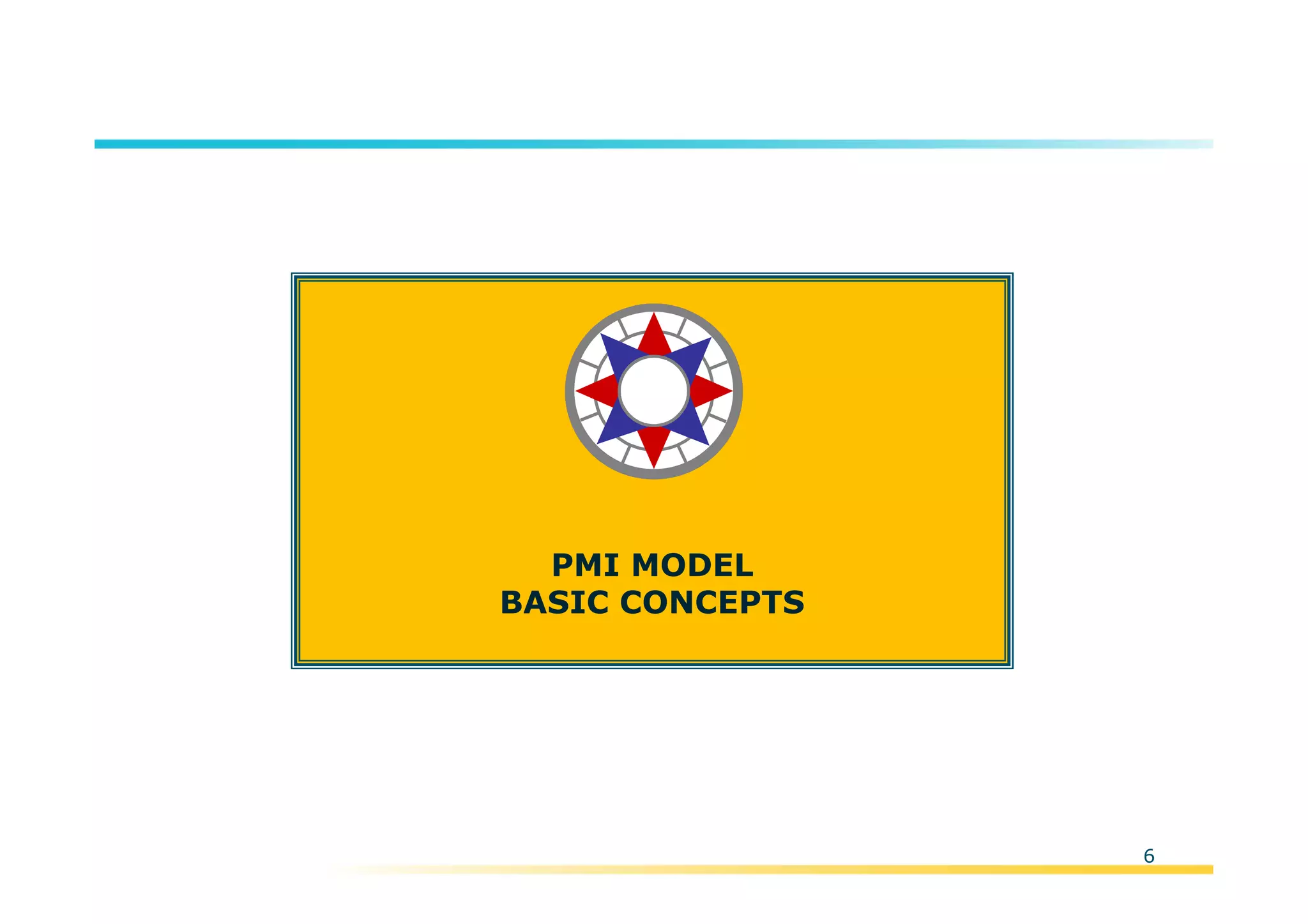 Template:NP00-00-000-ZP-A-PT-0001-000A01
6
PMI MODEL
BASIC CONCEPTS
 