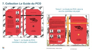7. Collection Le Guide du PCO
24 FÉVRIER 2020
14
Tome 1 : Le Guide du PCO,
contrôleur de projet : introduction
Tome 2 : Le Guide du PCO, dans la
vie d’un contrôleur de projet
Communauté de pratique - Gestion de risque
 