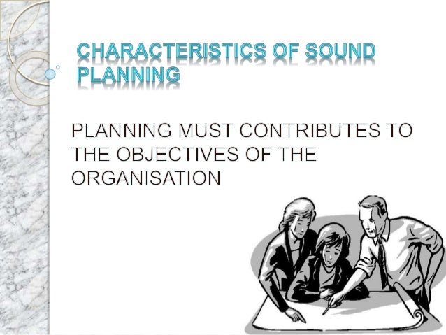 characteristics of a sound business plan