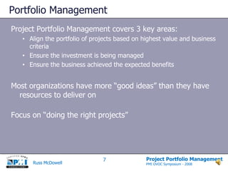 Scoring Individual Projects