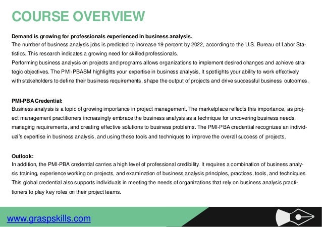 PMI-PBA Vorbereitung